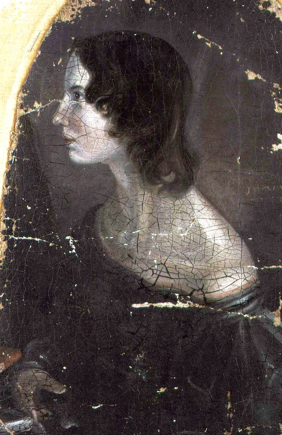 Obraz przedstawiający Annę lub Emily Brontë 