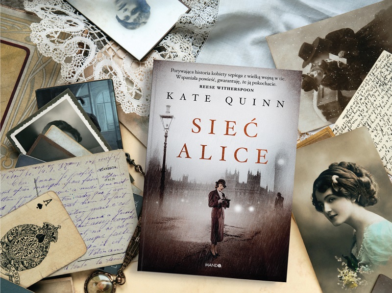 Zdjęcie książki Kate Quinn "Sieć Alice"