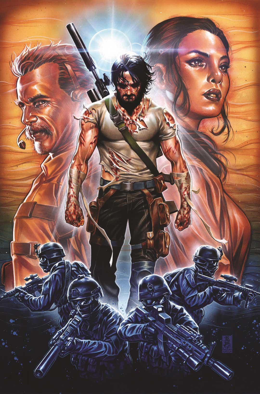 Kadr z komiksu Keanu Reevesa
