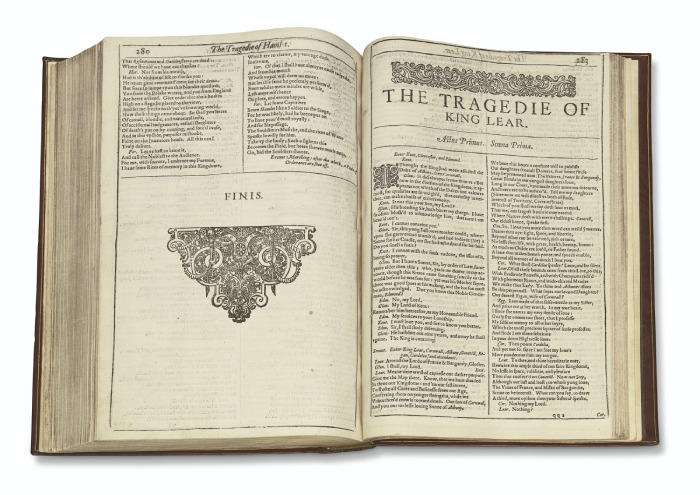 First Folio,  William Shakespeare 