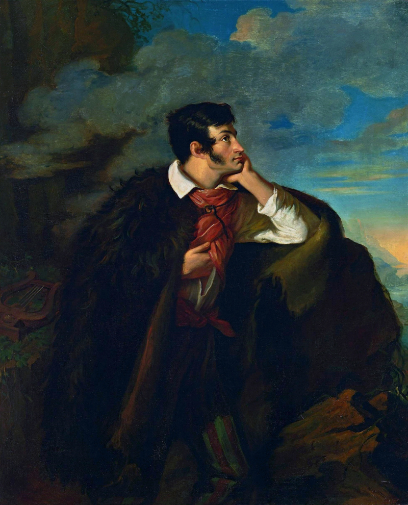 Portret Adama Mickiewicza na Judahu skale 