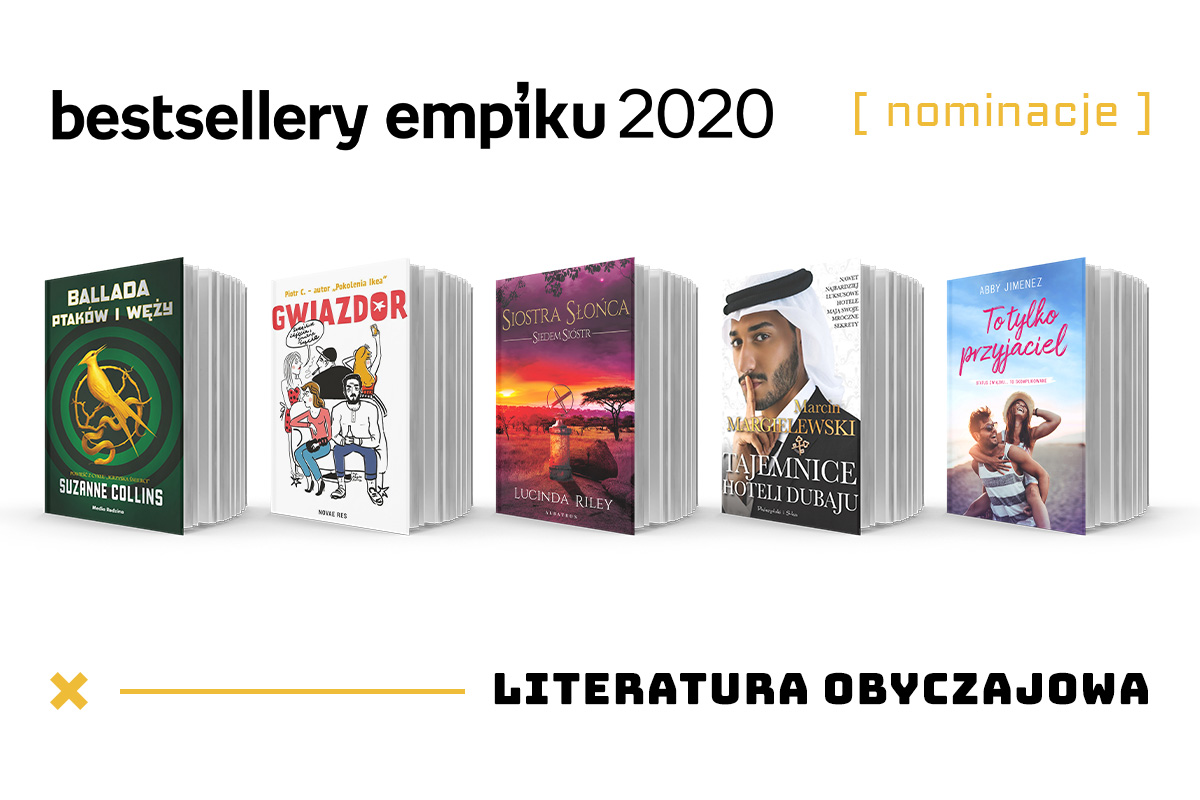 Bestsellery Empiku nominacje literatura obyczajowa