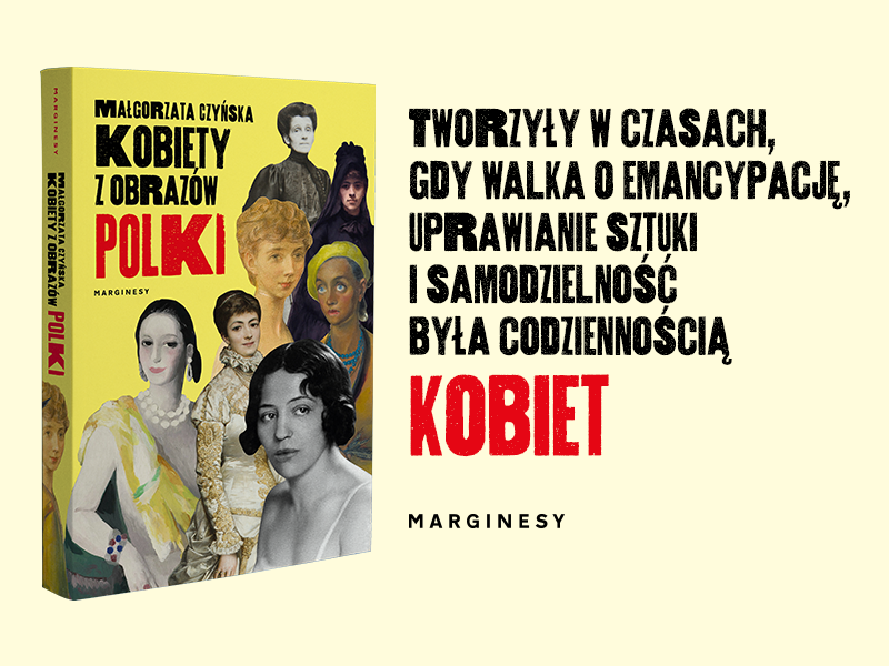 Okładka książki "Kobiety z obrazów. Polska". Plus cytat